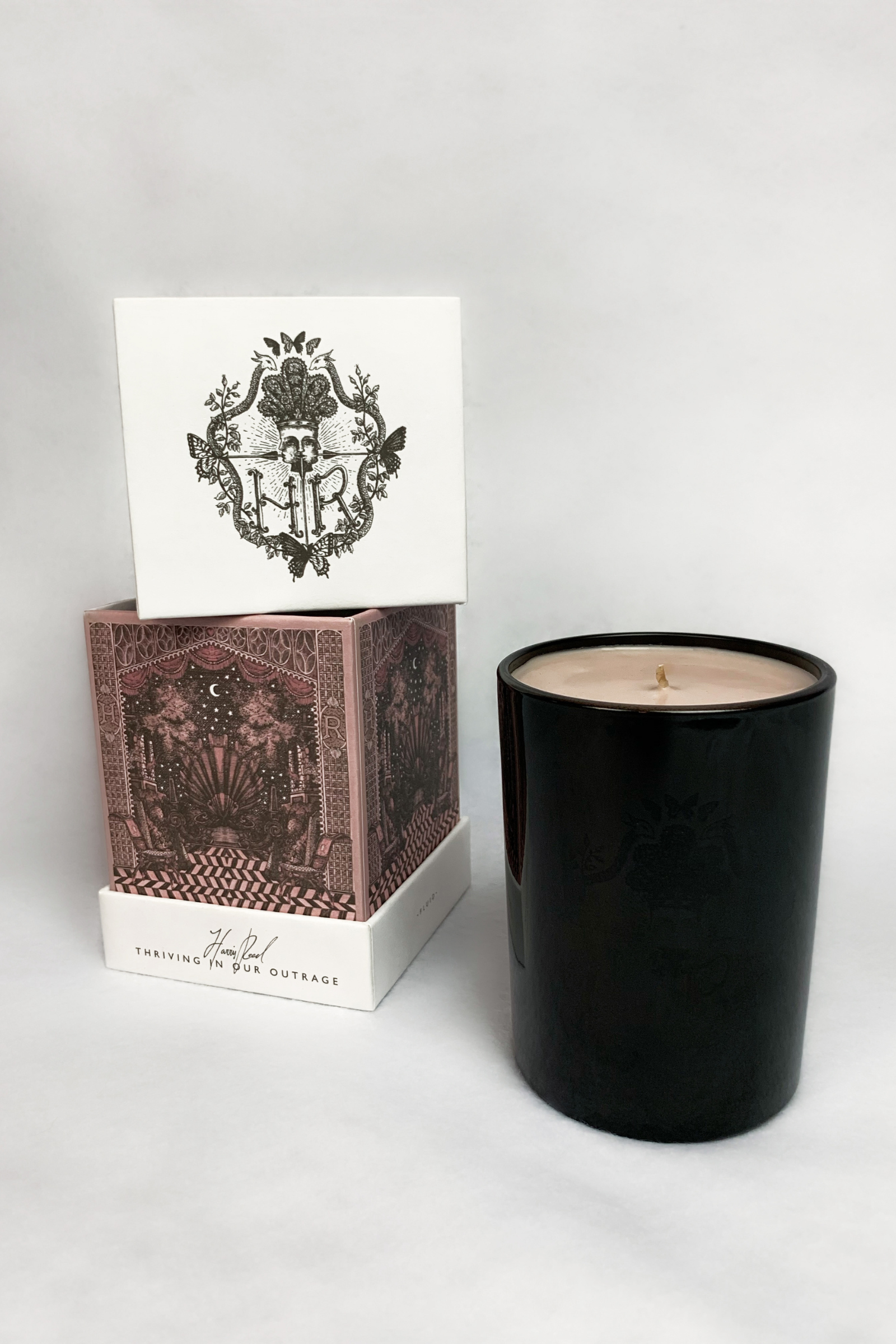 Charred Rose Candle